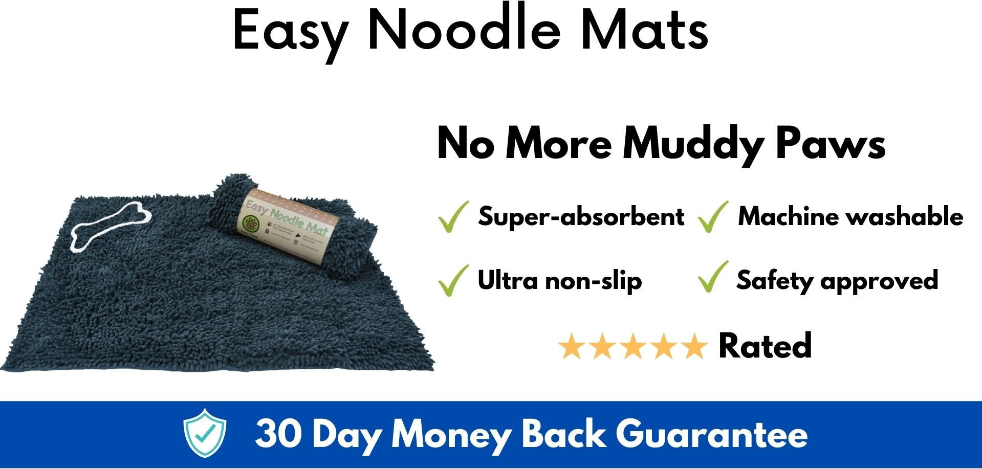 Easy Noodle Mat  No More Muddy Paws – Easy Paws