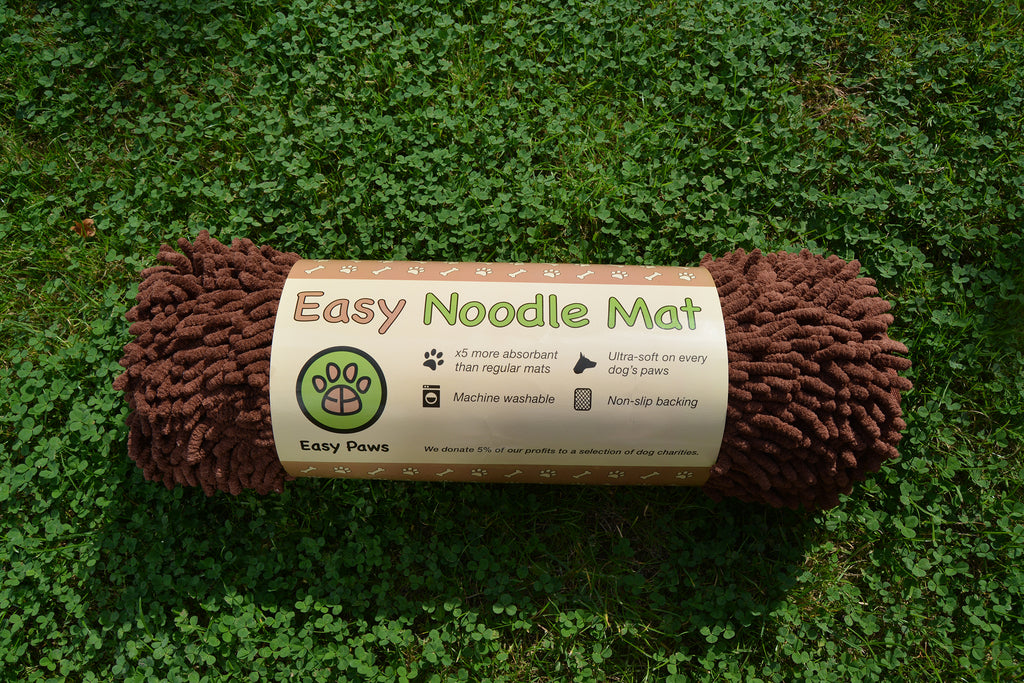 Easy Noodle Mat Rolled Soft Absorbent Brown Paws